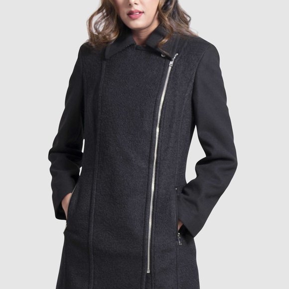 OLGYN Jackets & Blazers - OLGYN Women’s Black Plus Size Coat